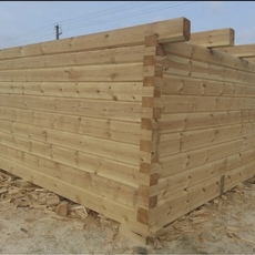 Сруб бани - Деревообработка